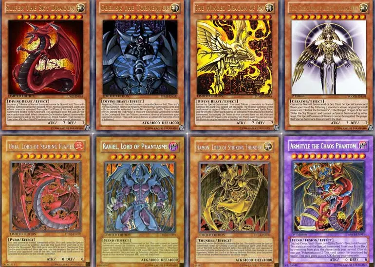 Yu-Gi-Oh! cartas